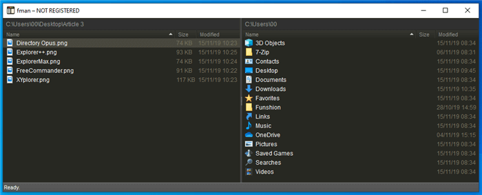 Windows File Explorer Alternative - Fman