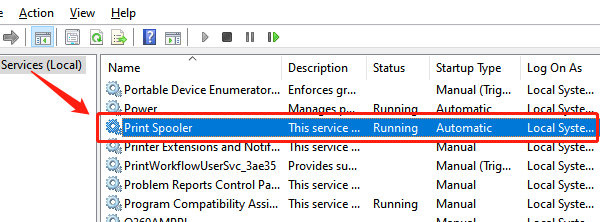 check-printer-services-status