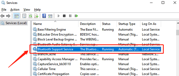 check-windows-bluetooth-services