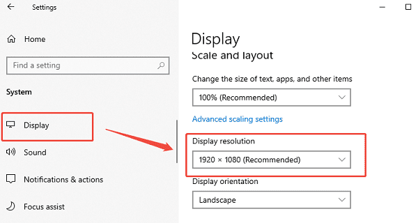 adjust-the-resolution