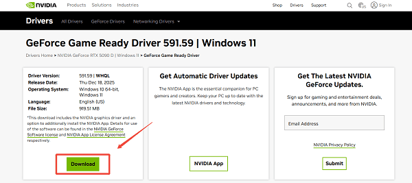 download-the-correct-driver download-the-correct-driver