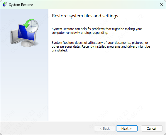 restore-system